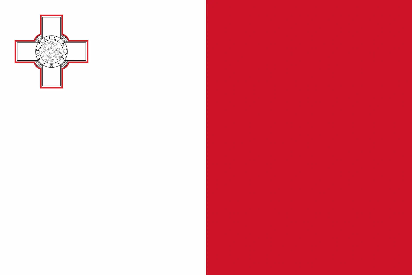 Bandera de República de Malta, 1974 – hoy