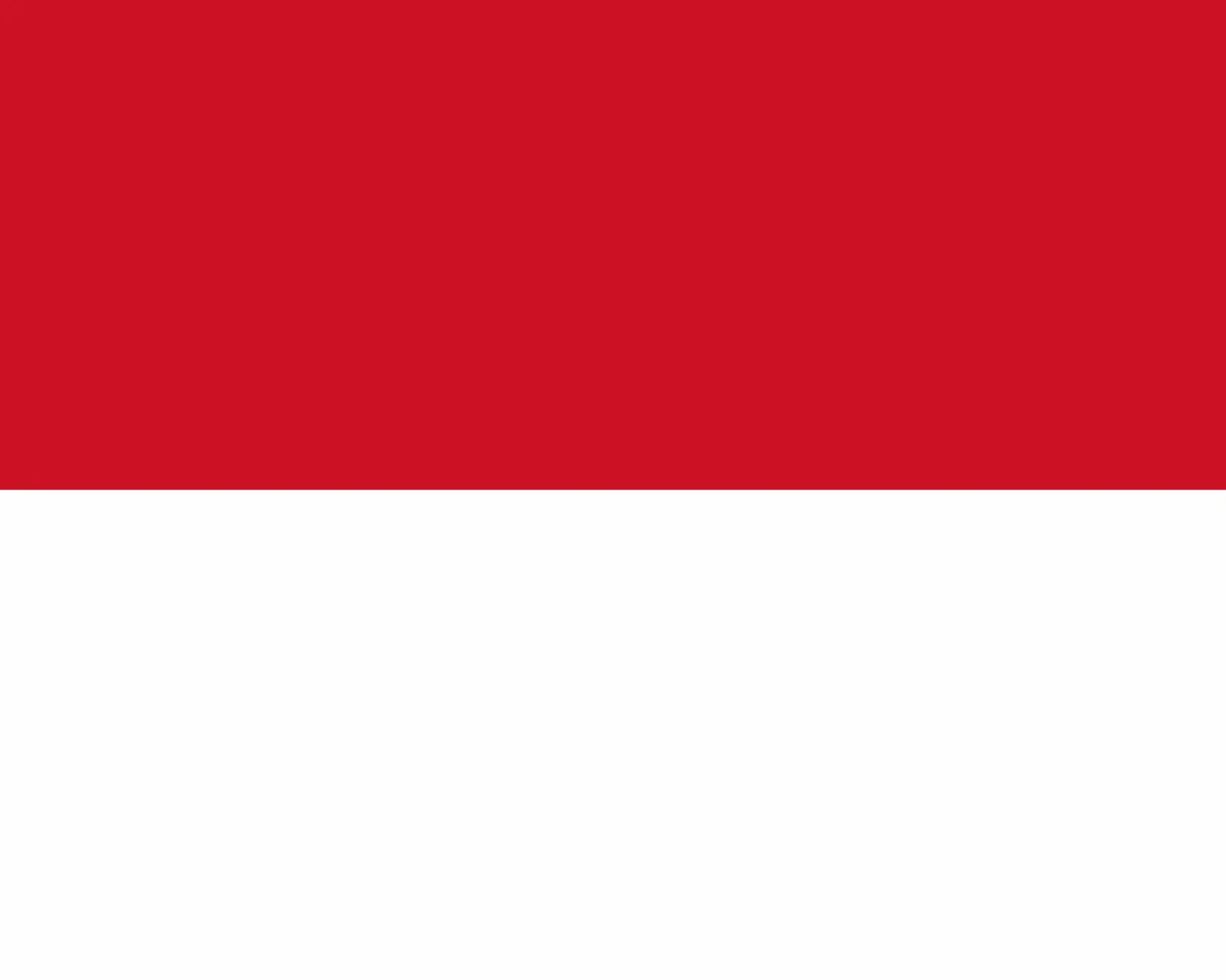 Bandera de Principado de Mónaco, 1881 – hoy