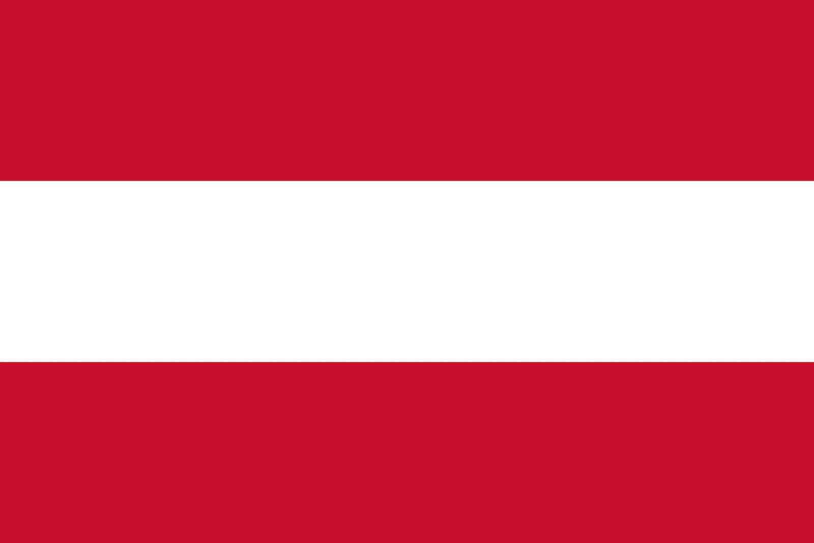 Bandera de República de Austria, 1955 – hoy