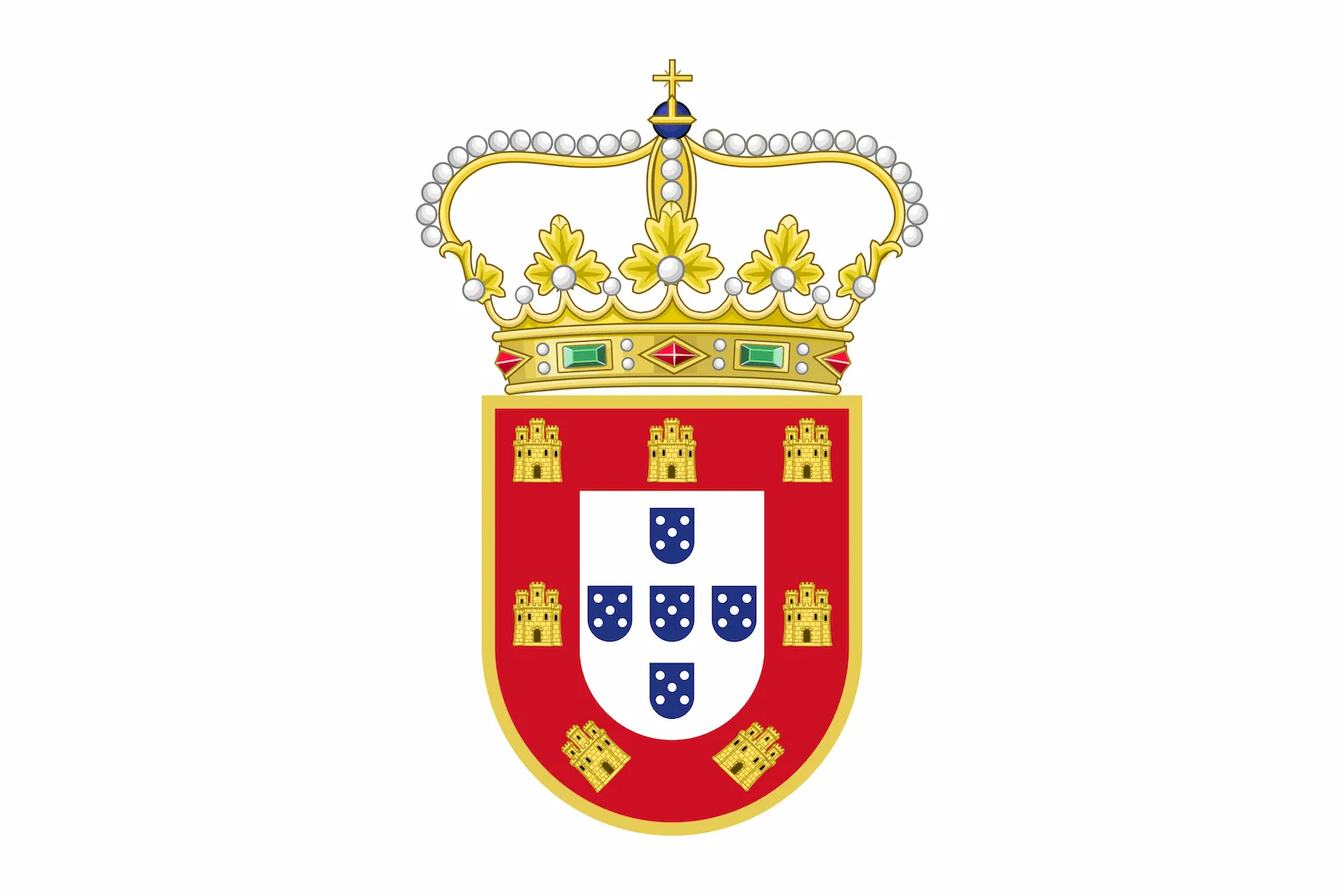 Bandera de Reino de Portugal, 1640 – 1707
