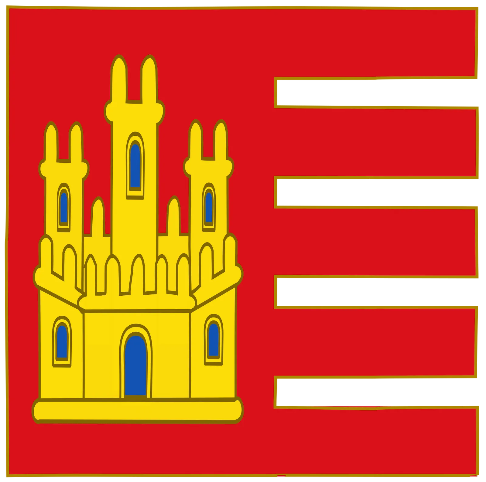 Bandera de Reino de Castilla, 1065 – 1230