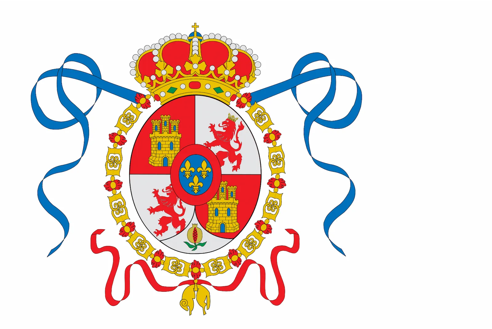 Bandera de Reino de España, 1715 – 1785
