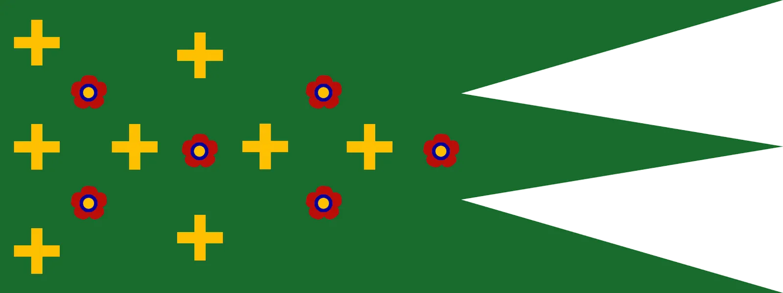 Bandera de Imperio carolingio, 843 – 888