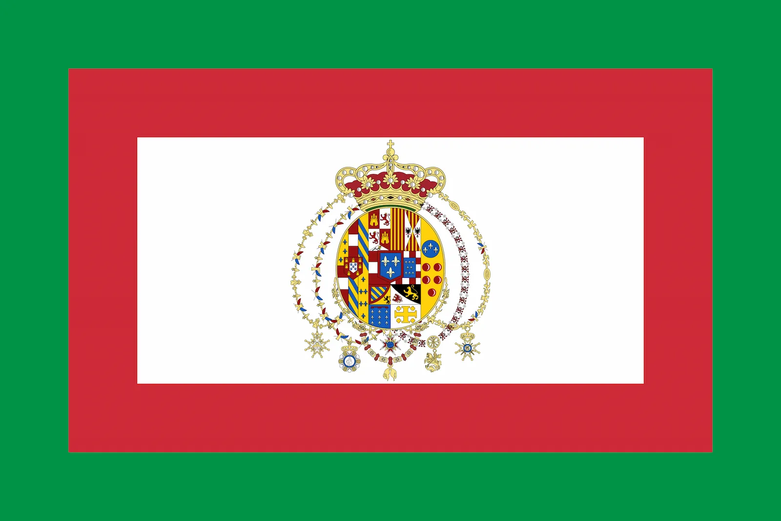 Bandera de Reino de las Dos Sicilias, 1848 – 1849