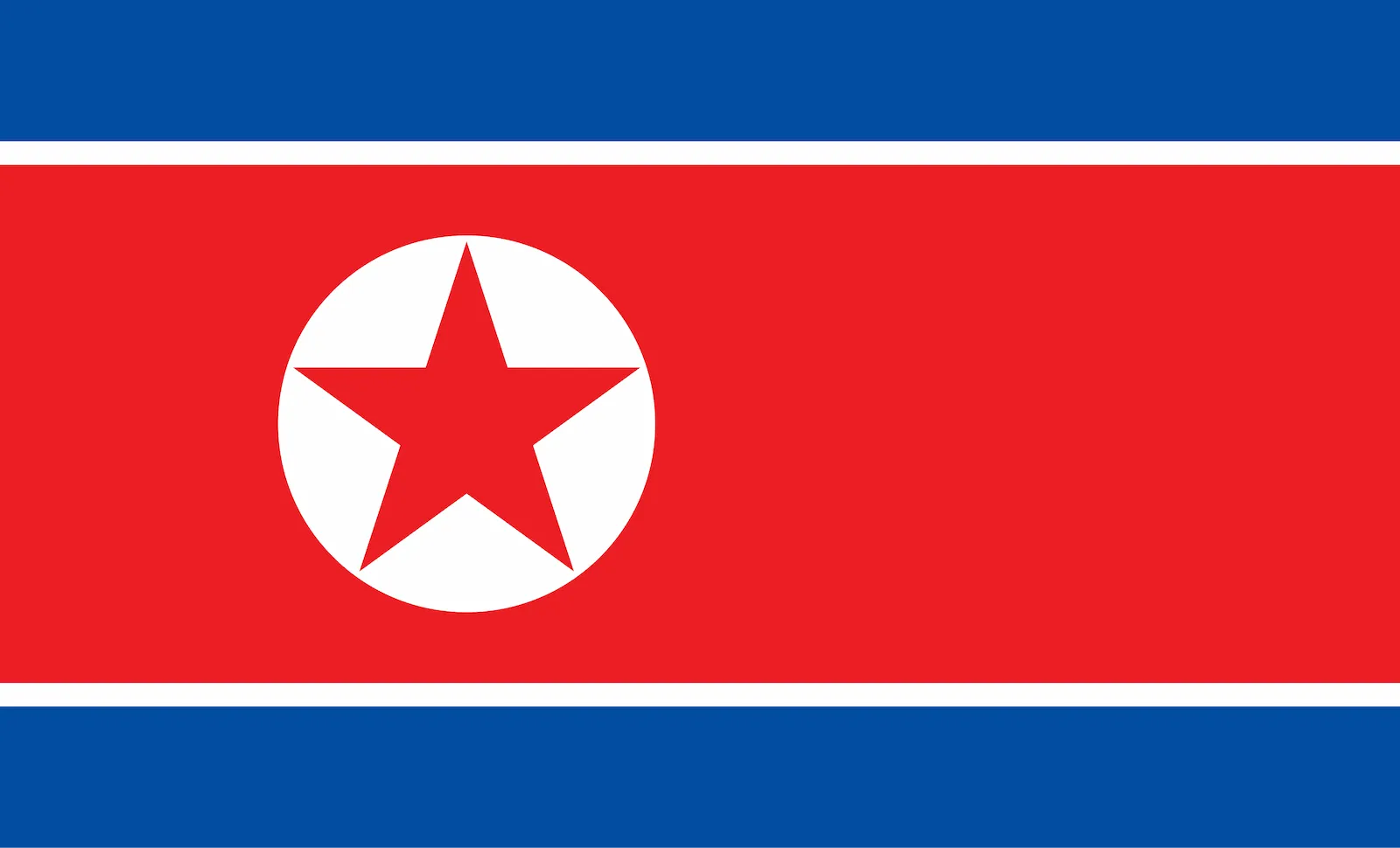 Bandera de Corea del Norte, 2026 – hoy
