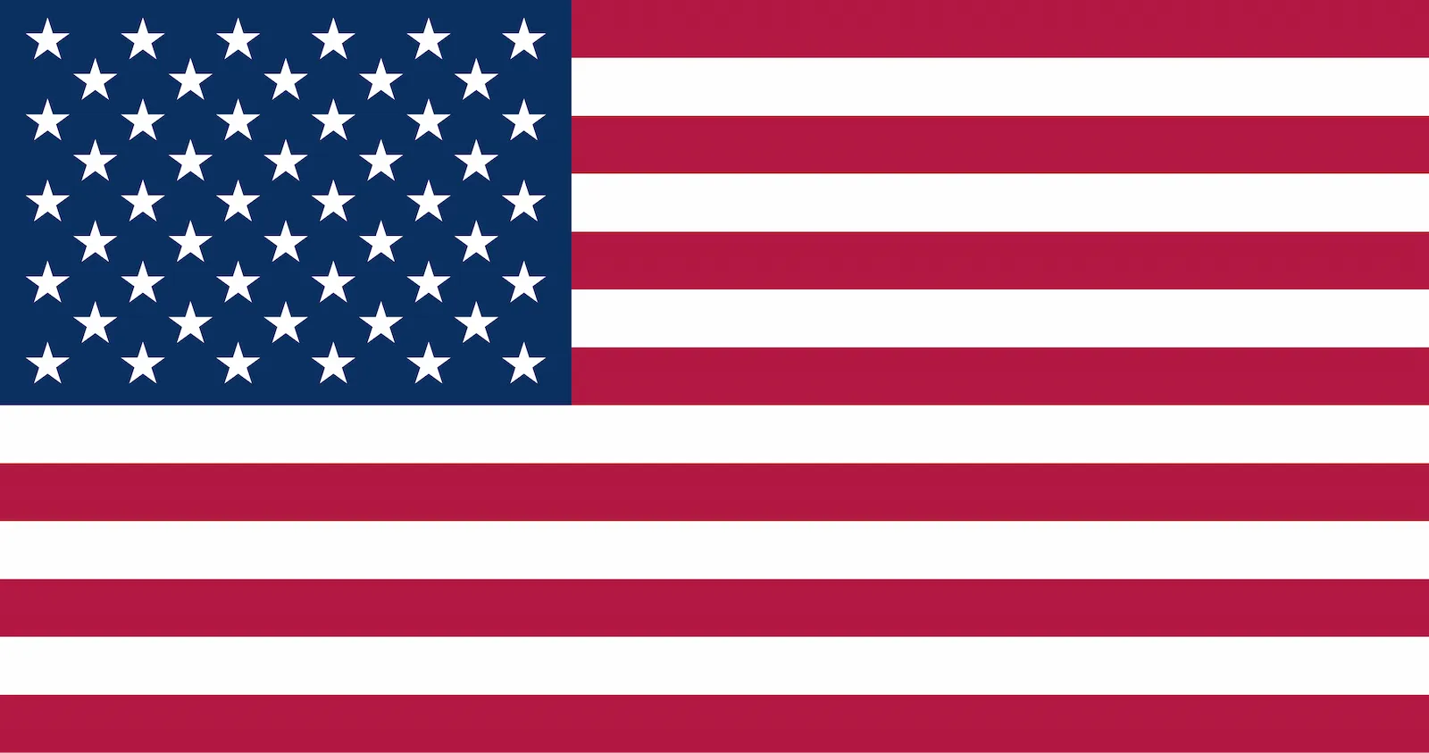 Bandera de Estados Unidos de América, 1960 – hoy