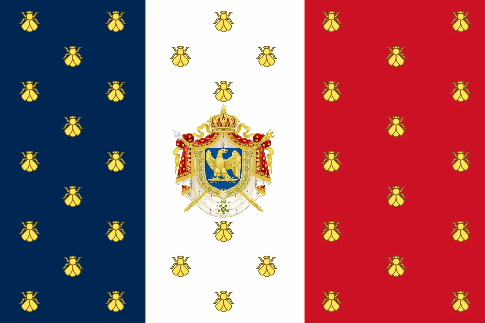 Bandera de Segundo Imperio Francés, 1852 – 1870