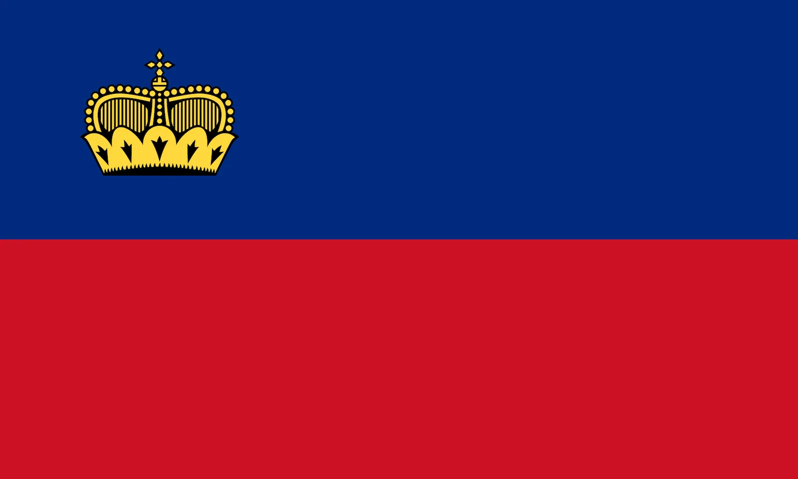 Bandera de Principado de Liechtenstein, 1982 – hoy