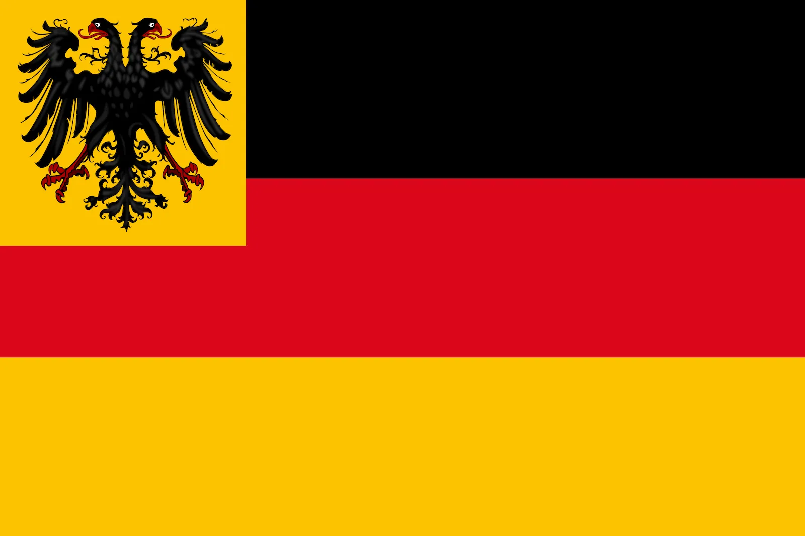 Bandera de Confederación Germánica, 1848 – 1852