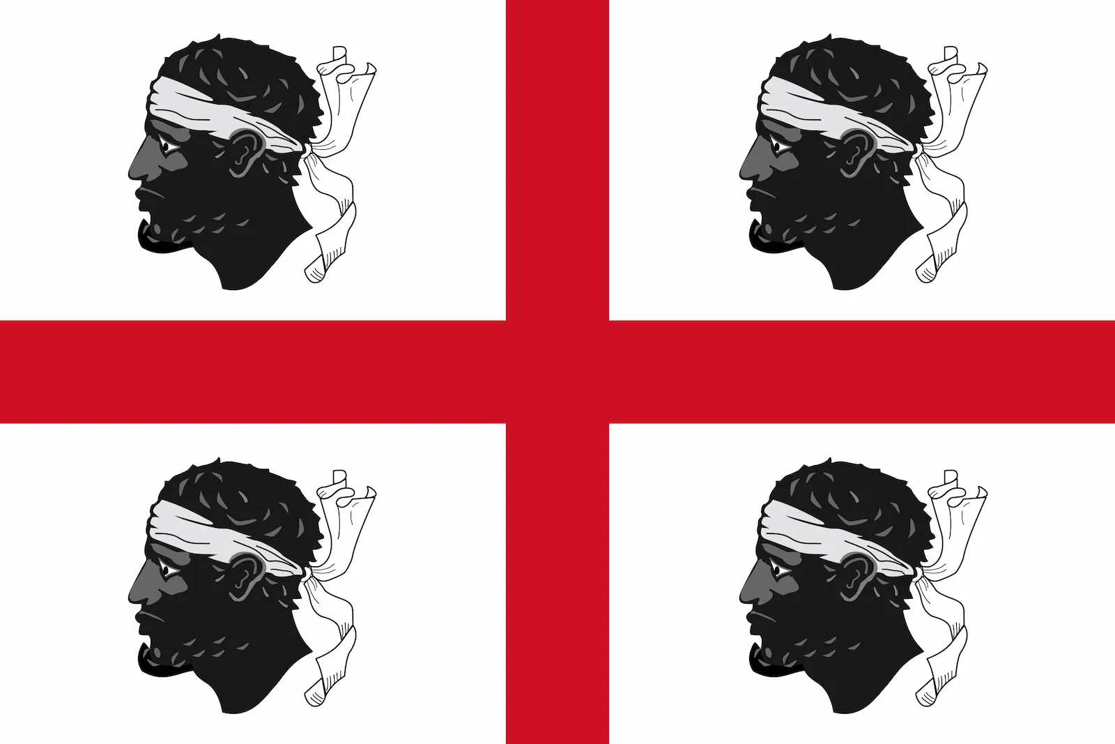 Bandera de Reino de Cerdeña, 1708 – 1720