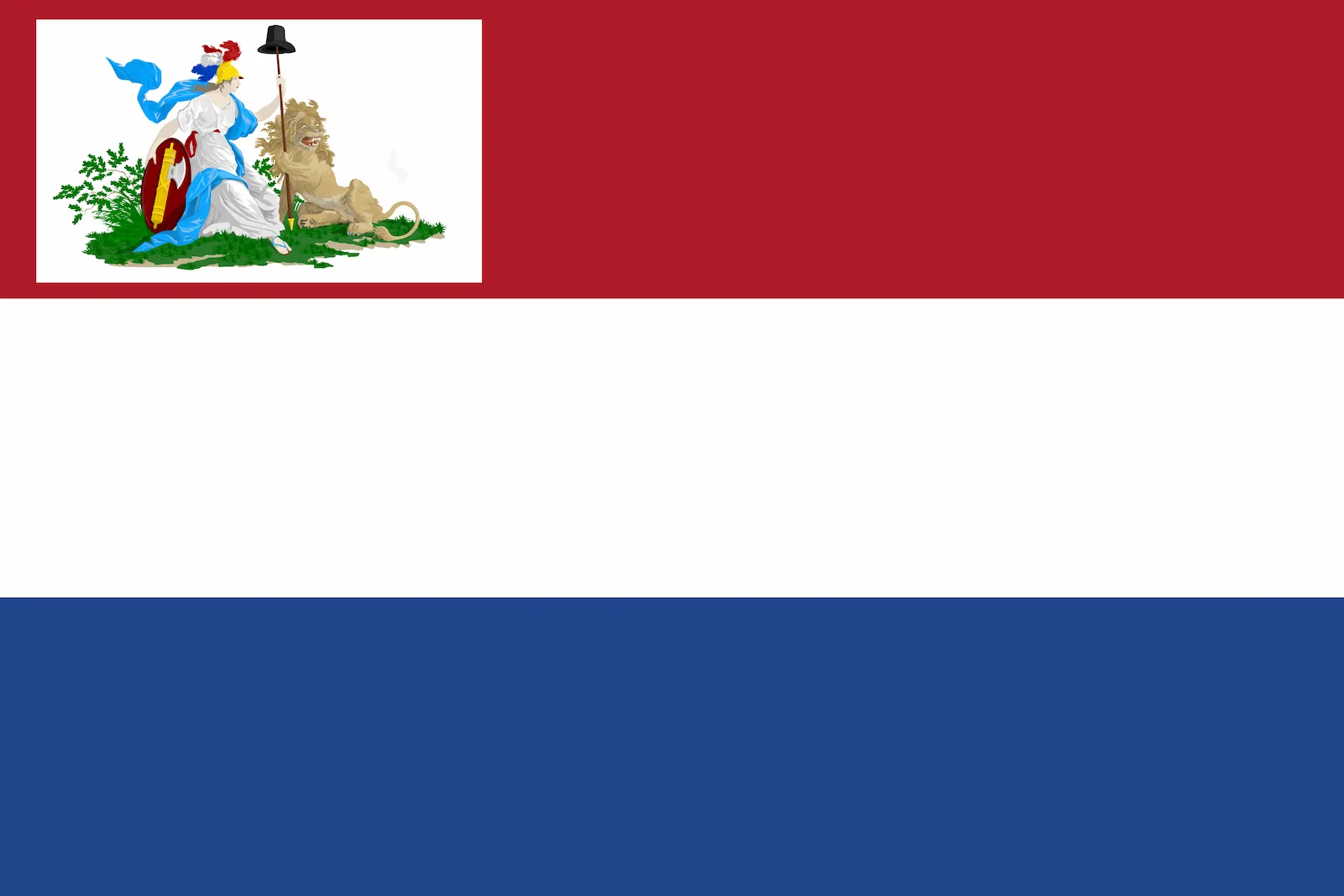 Bandera de República Bátava, 1796 – 1806