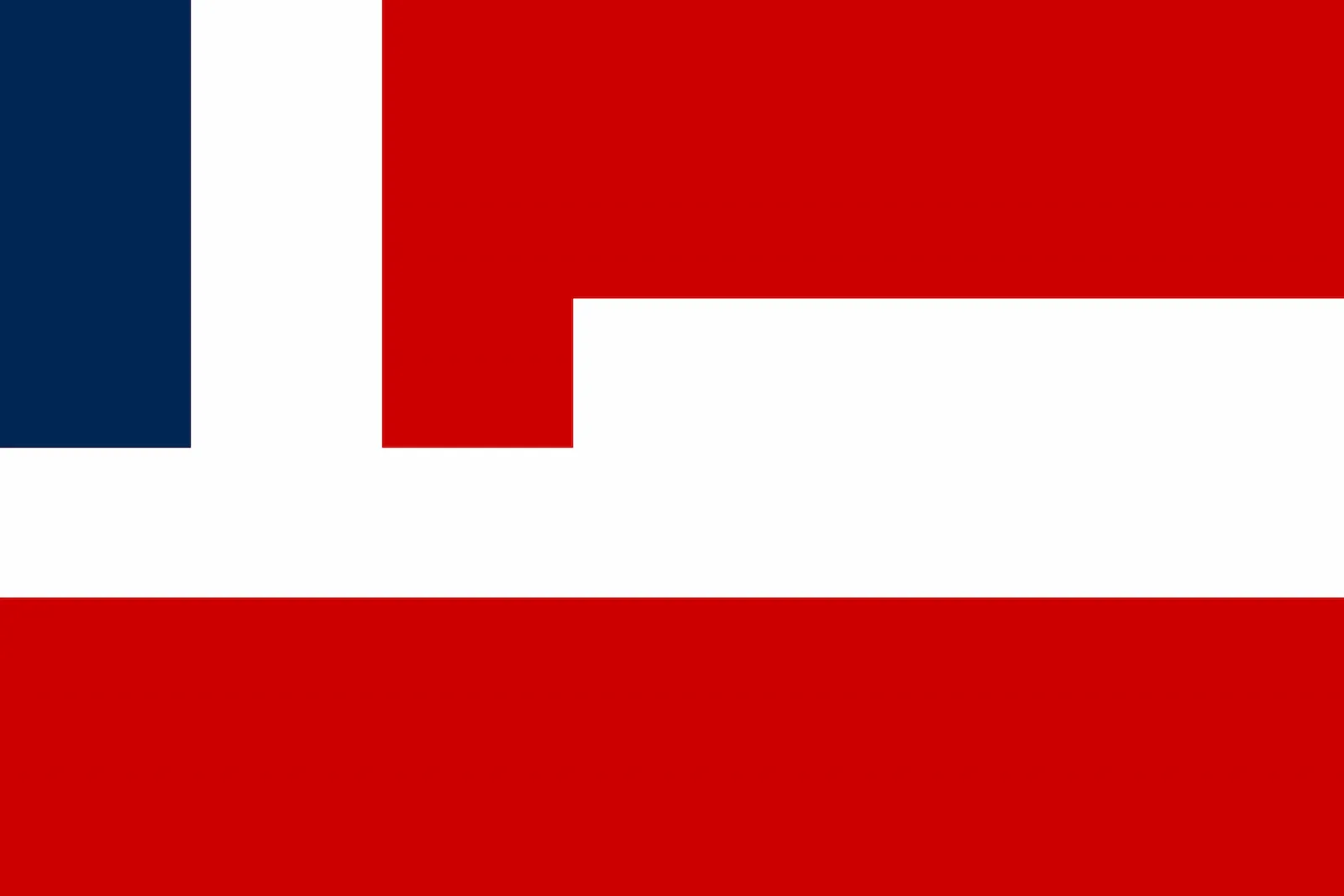 Bandera de Reino de Tahití, 1842 – 1880