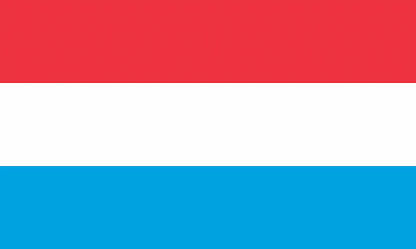 Bandera de Gran Ducado de Luxemburgo, 1945 – hoy