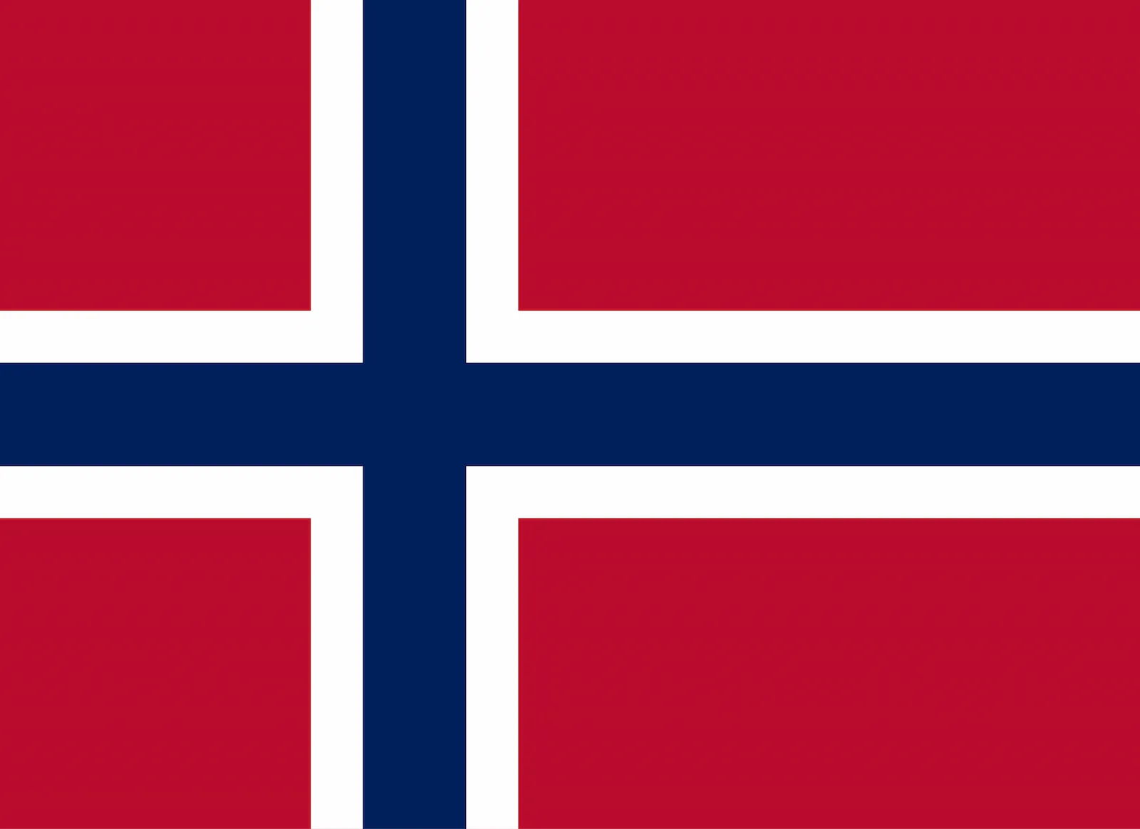 Bandera de Reino de Noruega, 1899 – hoy