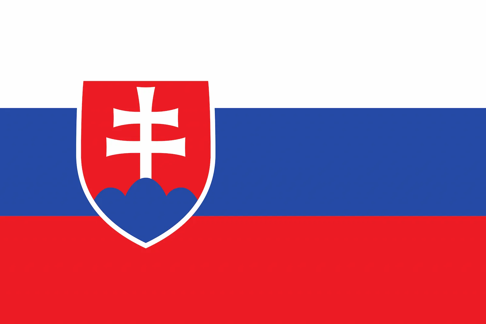 Bandera de Eslovaquia, 1992 – hoy