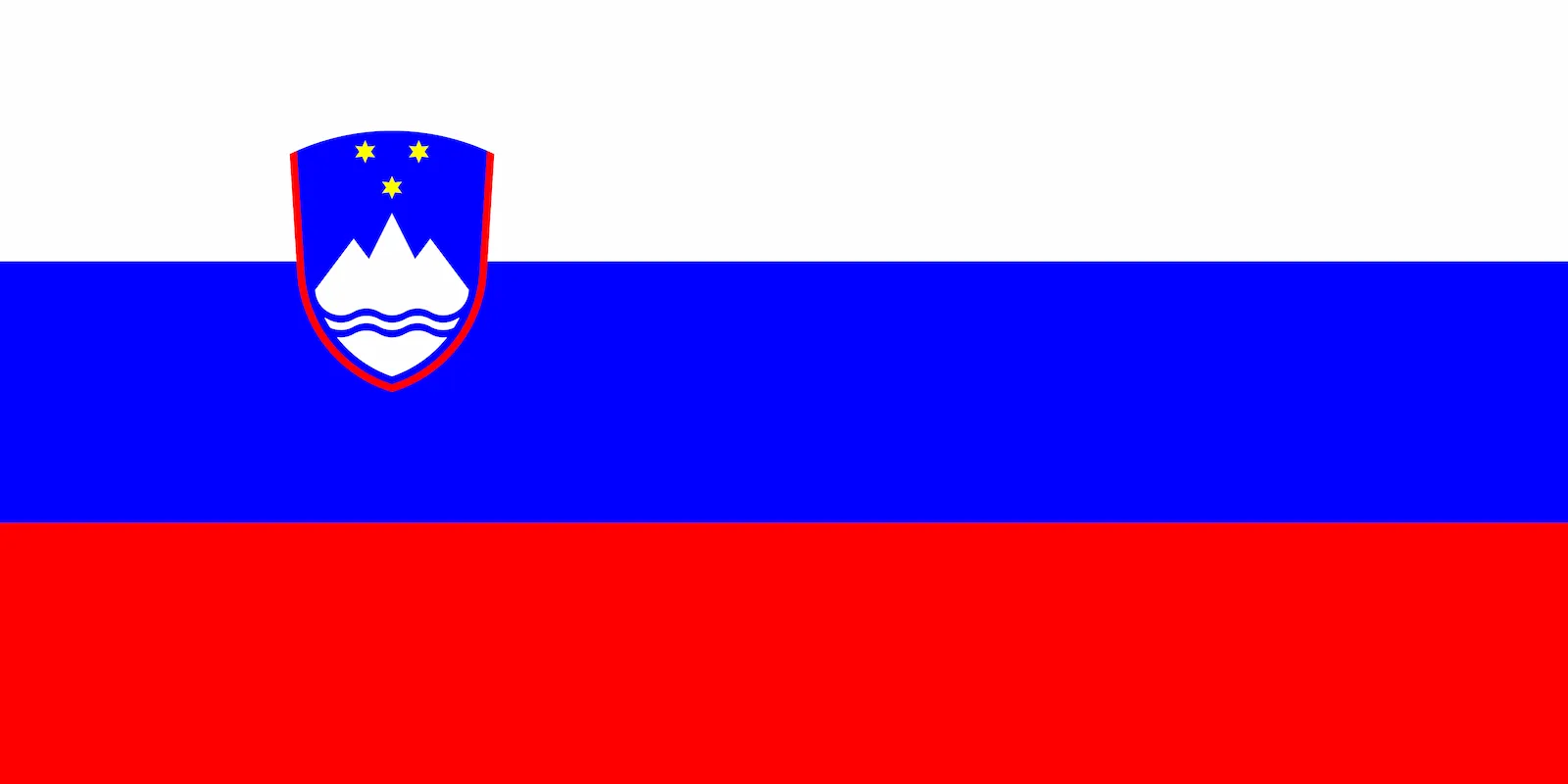 Bandera de Eslovenia, 1991 – hoy