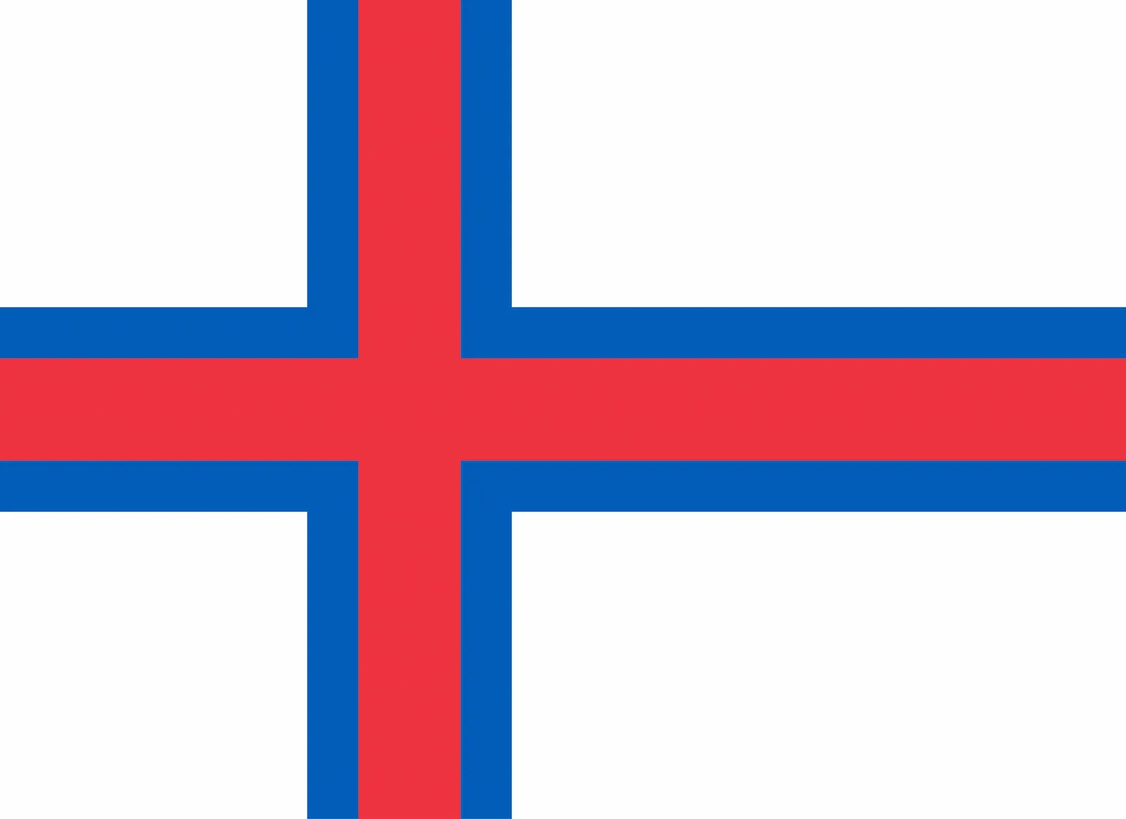 Bandera de Islas Feroe, 1948 – hoy