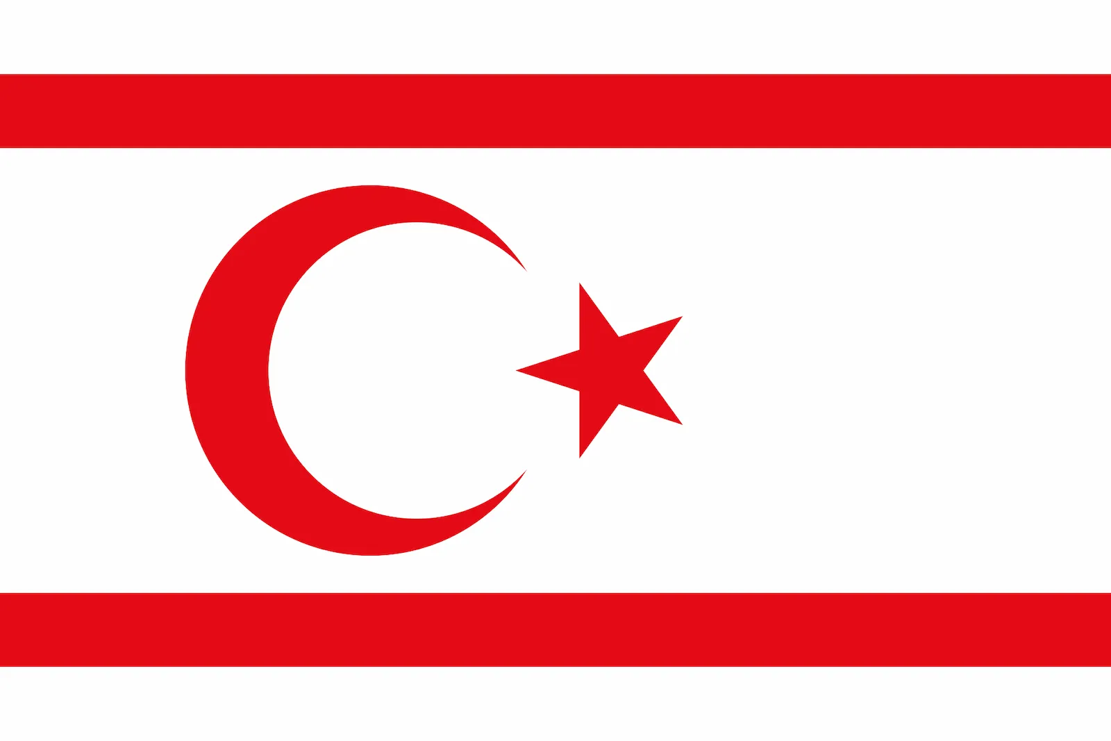 Bandera de República Turca del Norte de Chipre, 1984 – hoy